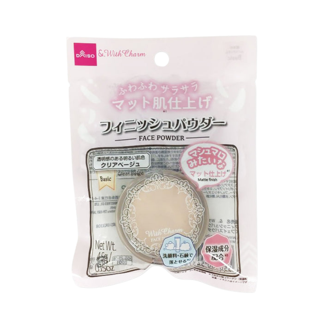46 Daiso & With Charm Clear Beige Face Powder - Image 1