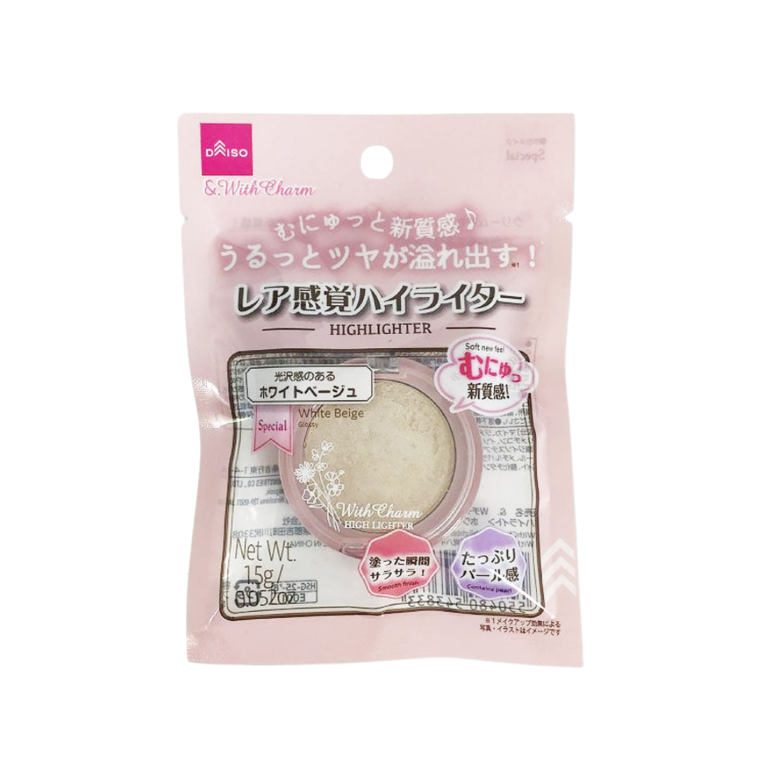 16 Daiso & With Charm Highlighter shade White Beige - Image 1