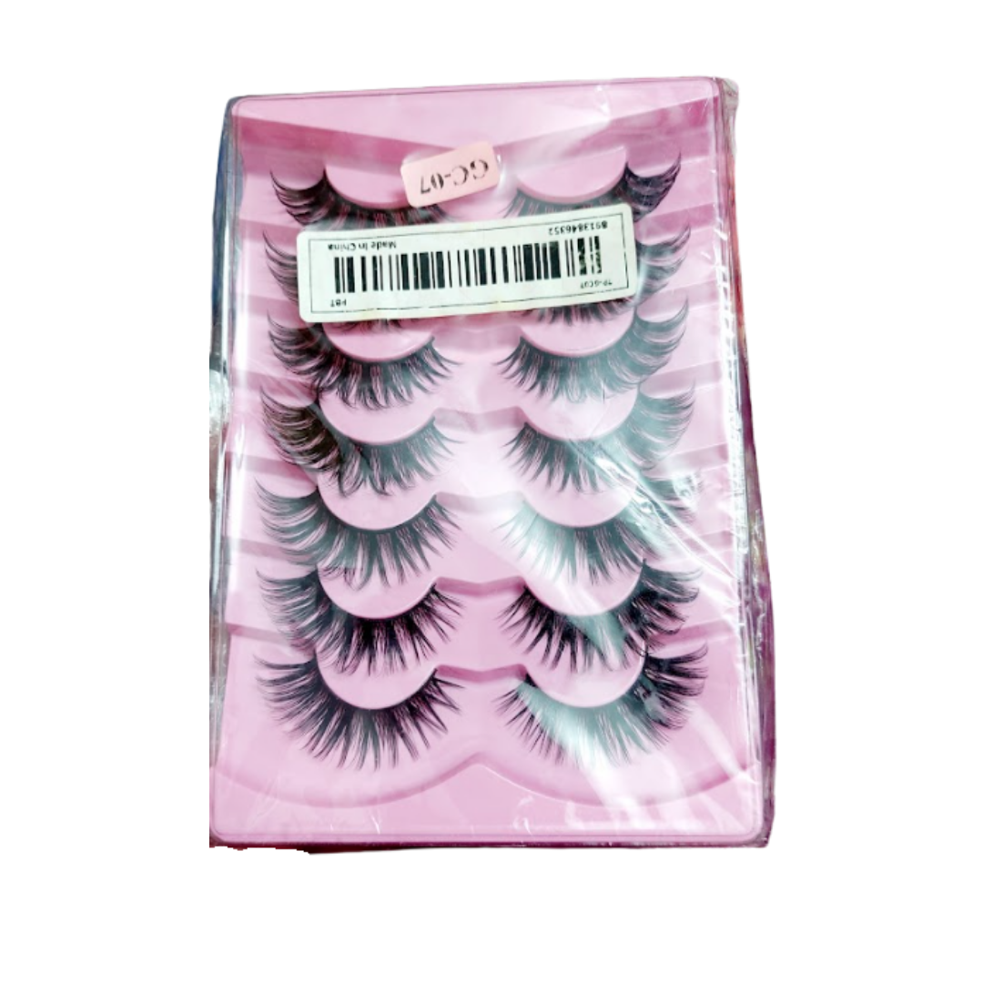 2 7-pair set of false eyelashes - Image 1
